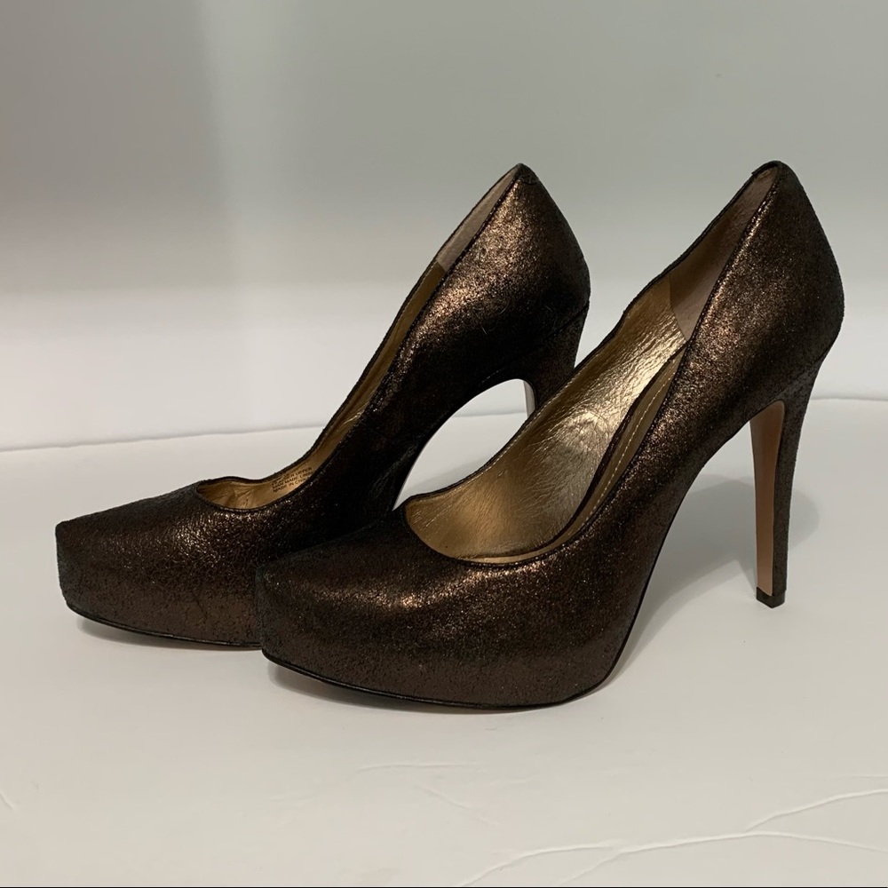 BCBGeneration Copper Pumps Size 8 Gently worn